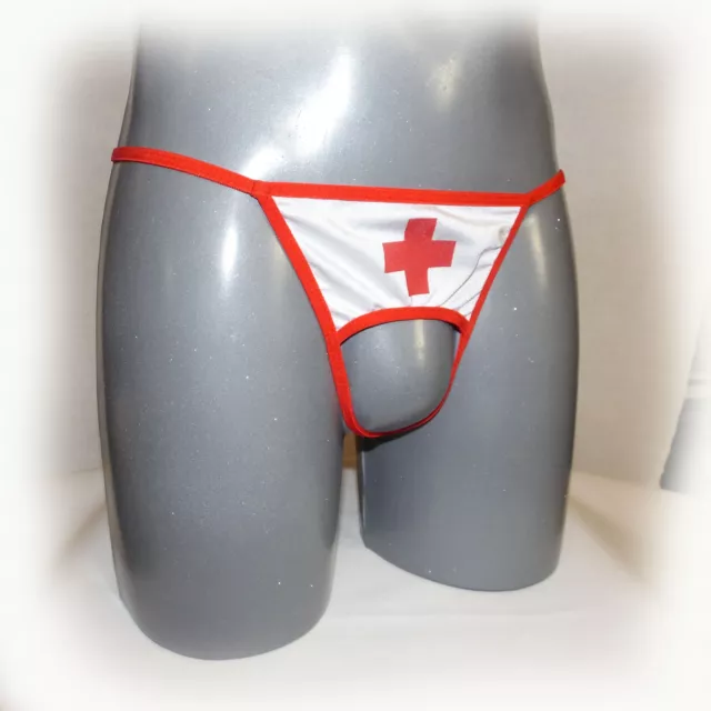 Sexy-Wicked-Open-Crotch-Nurse-G-String Taglia:o Ne Taglia (959)