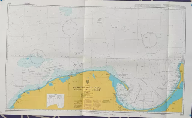 Admiralität 2369 Darlowo Sich Mys Taran Enthält Gulf Von Gdansk Baltic Sea Map