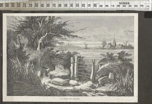G538 / Engraving / The Hunt For Alouettes