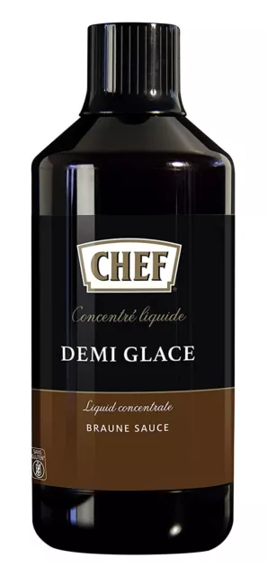Chef Demi Glace Marron Sauce Premium Concentré pour Sauce 1000ml
