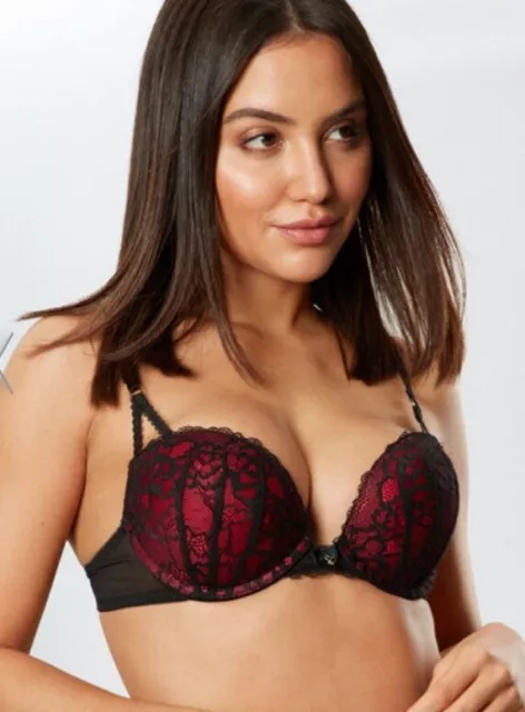 ANN SUMMERS SEXY Lace Extreme Boost Bra - Black, Sizes 30D & 30DD - WAS  £18! £3.00 - PicClick UK