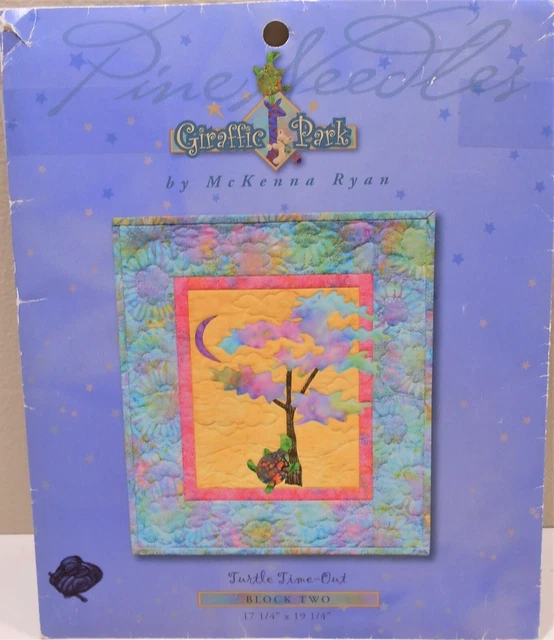 NIP UNCUT McKenna Ryan Quilt Pattern GIRAFFIC PARK Block #2 TURTLE TIME OUT