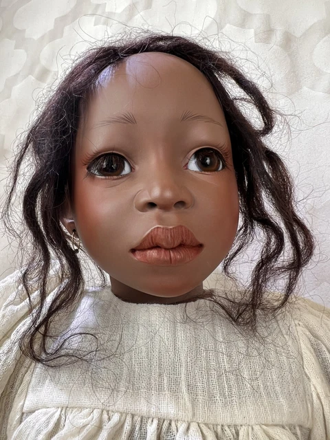 1989 Porcelain Limited Ed Philip Heath Artist Black Doll Kumba #19/30