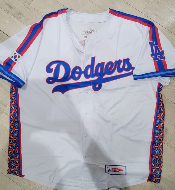 DODGERS KOREAN HERITAGE Night Jersey 8/17/23 XL 63.33 PicClick