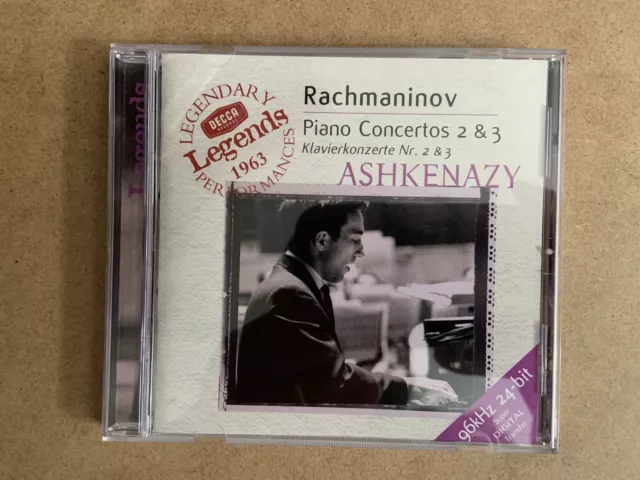 Rachmaninov Piano Concertos 2 & 3 Ashkenazy 1999 CD DECCA Kondrashin Moscow