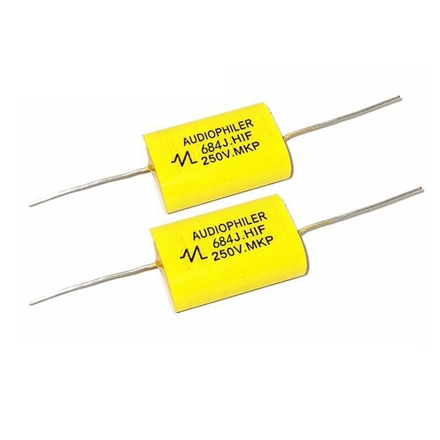 Condensateur Audio Pièces de Rechange Axial Croisé sans Électrodes Fixations