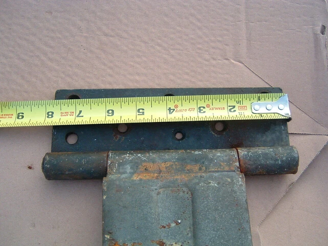 Barn Door Hinges, 3 pieces.  21” Length, unusual style ,vintage 4