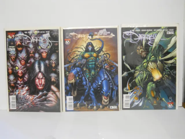 Lot of 3 Comic Books The Darkness Top Cow Image Comics 5, 6, 8 Lot#13
