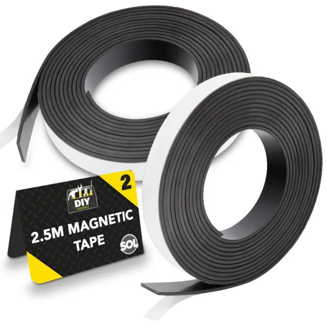 5-7.5M Magnetic Tape Self Adhesive Flexible Magnet Strips 12mm x 2mm Anisotropic