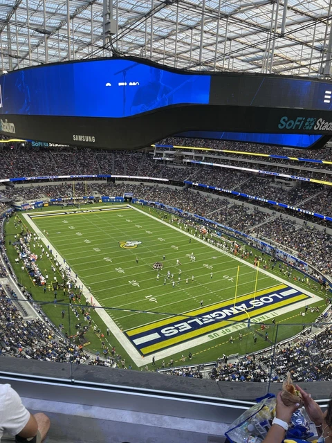 2 Tickets LA Rams vs Cleveland Browns 12/3/23 Sofi Stadium Sec 454 Row 3