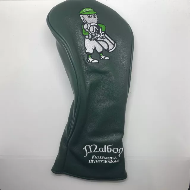 Dark Green Malbon Fisherman's Cap Golf Club Driver Headcover Cover