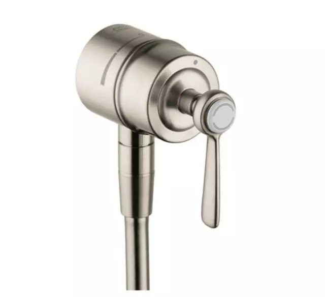 Axor 16883 Montreux Wall Outlet, Check Valves, Lever handle In Brushed Nickel