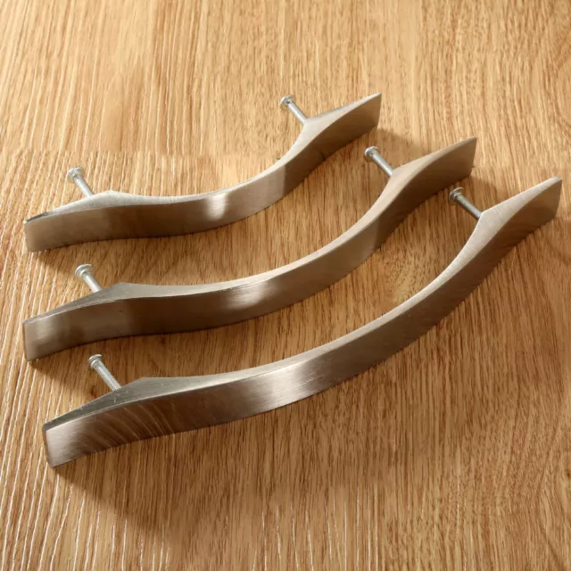 Modern Aluminum Kitchen Cabinet Cupboard Door Drawer Pull Handle Knob Hardware
