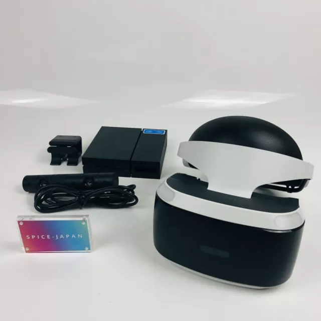 Auriculares de realidad virtual Sony PS4 PlayStation VR CUH-ZVR1 paquete completo funcionando