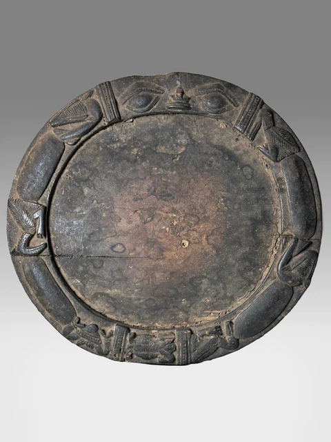 African Old Yoruba Divination Board “Opon Ifa “ 13” tall Ex. Marshall Mount