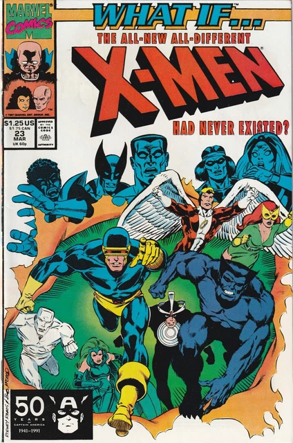 What If? Vol 2 # 23 The All New All Different X-Men Had Never Existed VF/NM 1991