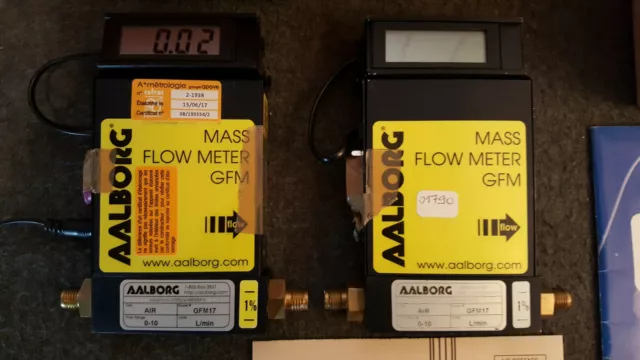 LOT DE 2* AALBORG GFM17 Mass Flow Meter GFM 3