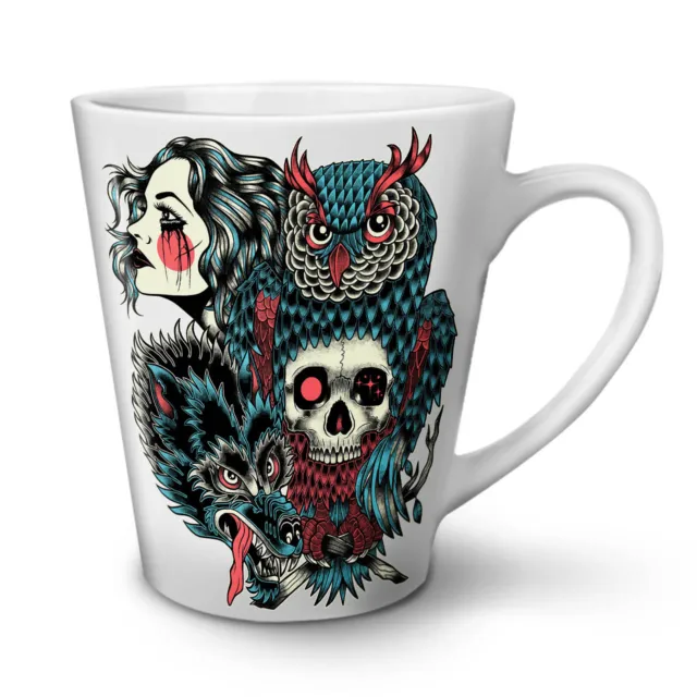Wolf Dragon Skull Fashion NUOVA tazza da caffè tè bianco 12 17 oz | Wellcoda