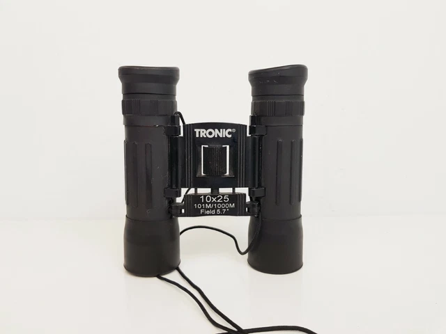 VINTAGE TRONIC 8X25 101m 1000m Folding Pocket Travel Binoculars