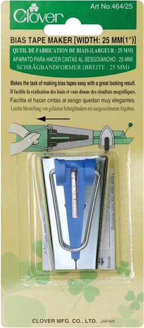Clover Bias Tape Maker-1" - 3 Pack