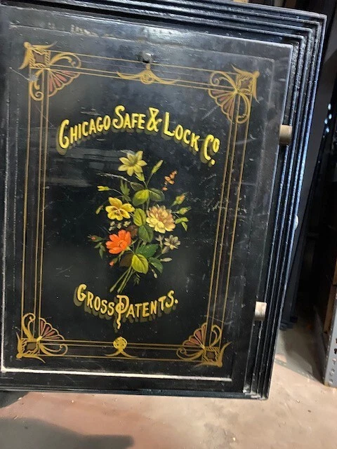 Antique floor safe