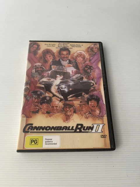 CANNONBALL RUN COMEDY Action Burt Reynolds (Region Pal Dvd