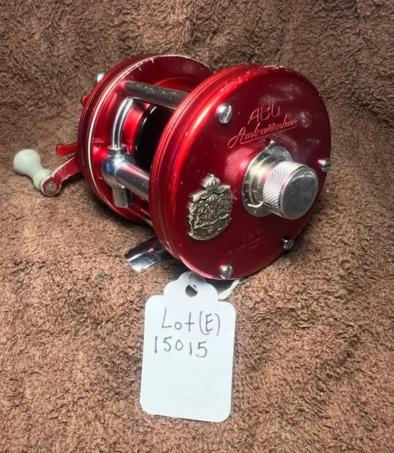 ABU AMBASSADEUR RED No. 5000, Svangsta, Sweden Vintage Reel No