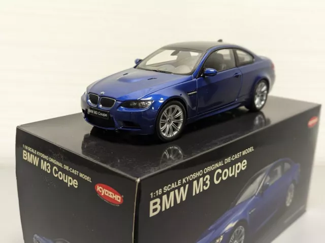 Kyosho BMW M3 e92 blue 1/18 Ottomobile Otto Auto art Minichamps GT Spirit e93