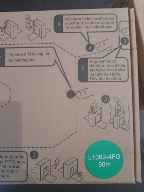 Fibre Optique PTO1F G657A2 umodule 30M RoHs Compliant 100301902
