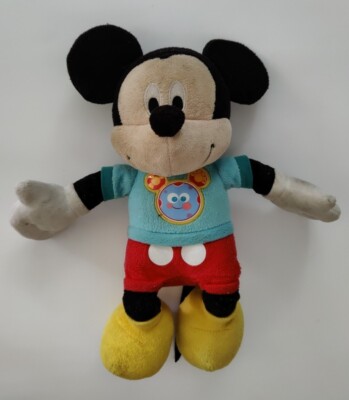 mickey mouse singing plush toy