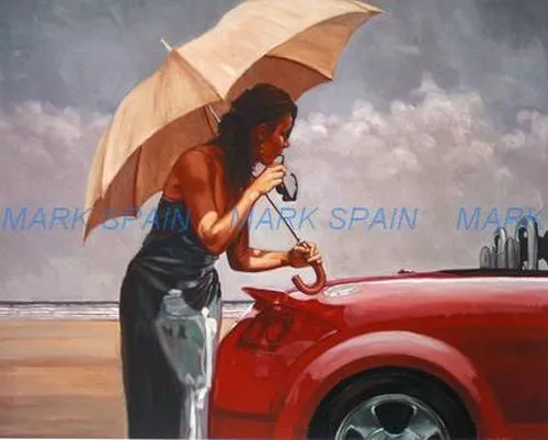 2 x  Signed Limited Edition Giclees by Mark Spain Red Hot and Classic Cool