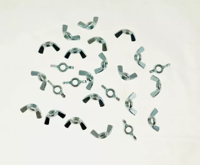 25 Pack 5/16-18 Zinc Plated Forged Steel Wing Nuts NT103-3442