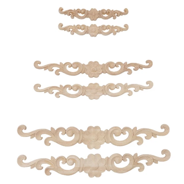 Autocollants horizontaux applique meubles décoration maison bois massif sculpt?