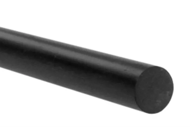 1x 10mm OD x 1000mm Pultruded Carbon Fibre Rod (R10)