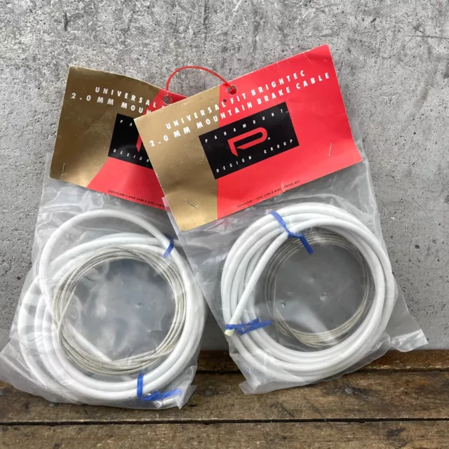 Vintage  Schwinn Paramount Brake Cable Housing Mountain Bike NOS White 2.0 mm