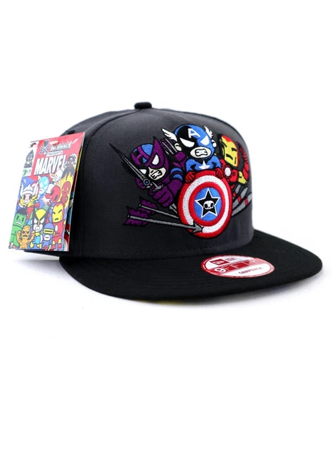 New Era Tokidoki Avengers 9fifty Snapback Hat Adjustable Marvel Iron Man Hawkeye