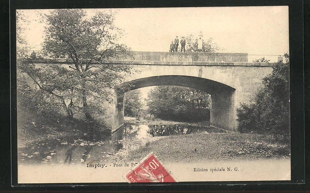 CPA Imphy, Le Pont