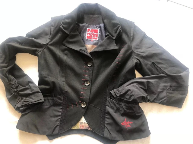 Veste Brodée Noire 'Aventures Des Toiles' Taille 40 Femme – Occasion Très Bon état