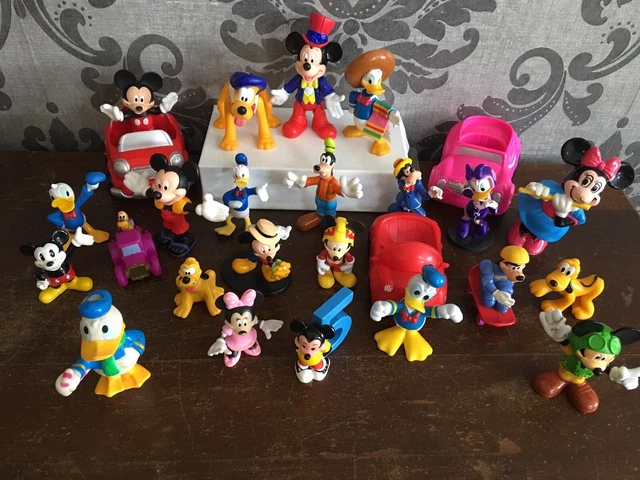 Mixed Lot Disney Mickey Mouse Friend Figure Minnie Pluto Goofy Cars Daisy Donald