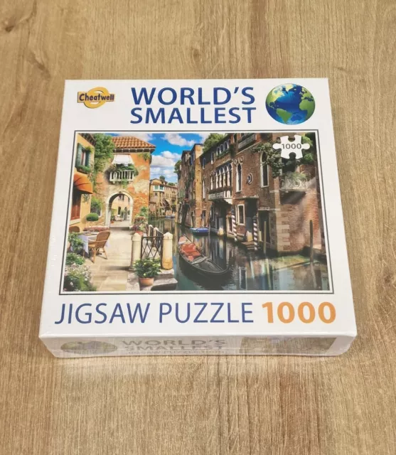 Venice Canals 1000 Piece Jigsaw Puzzle Cheatwell World's Smallest Puzzle New