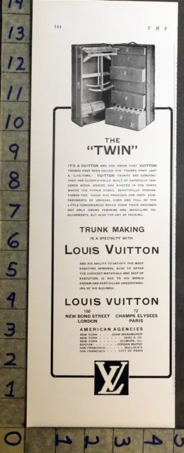 1926 Louis Vuitton Equipaje Maletero De Viaje Paris Londres Maleta De Moda Anuncio Fda243