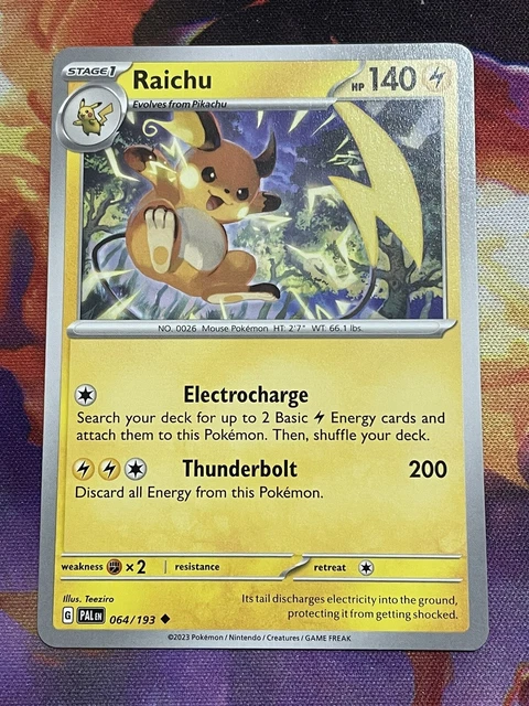 Raichu - 064/193 - Uncommon - Scarlet & Violet - Paldea Evolved - Pack Fresh