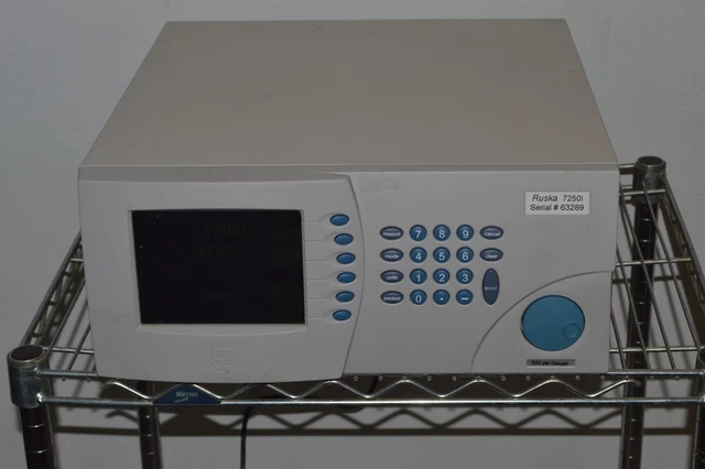 GE Fluke RUSKA 7250I Pressure Controller/Calibrator PACE 7000-500 PSI G (FIY90)