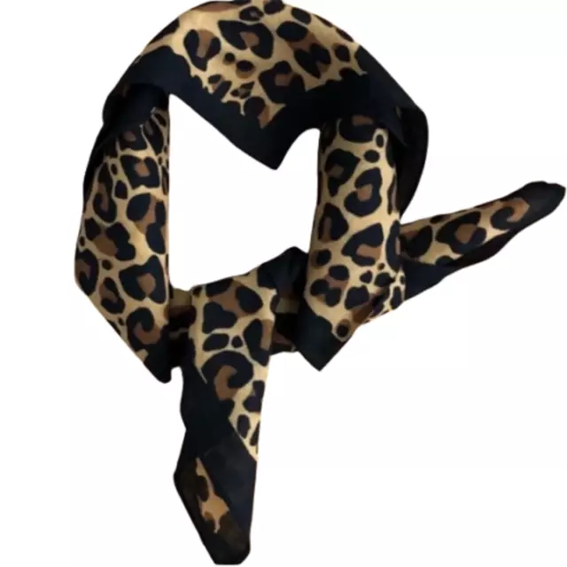 Bandanna Leopard Print Unisex Animal Bandana Head Wrap Neck Tie Face Mask Scarf