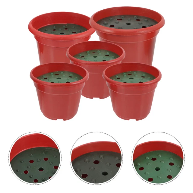 Artificial Plants Indoor Plastic Flower Pot Hydroponic Vegetable Pots Nursery