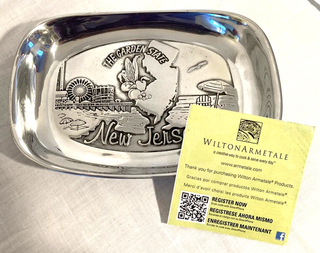 WIlton New Jersey Bread Tray Garden State Jersey Shore Armetale New Home Gift