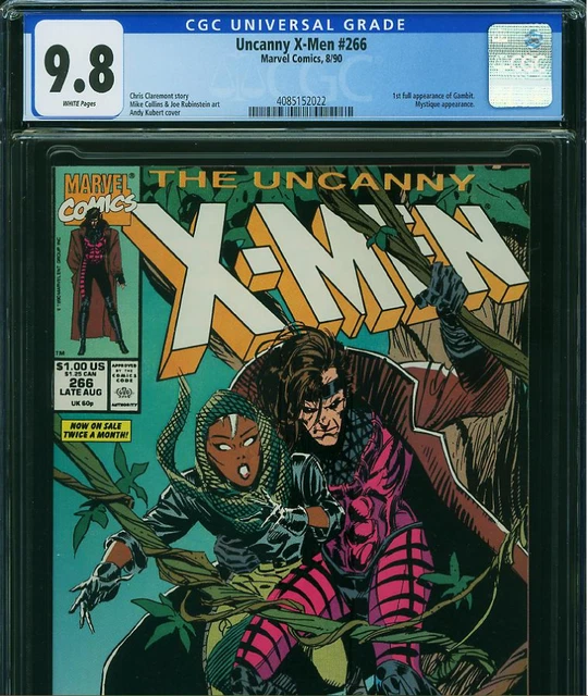 UNCANNY X-MEN #266 (1990) CGC 9.8 1st Appearance Of Gambit, Mystique App, WP