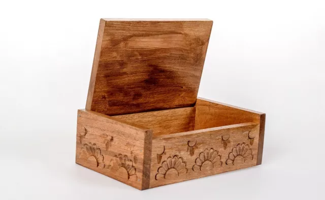 Handmade Maple Wood Jewellery Box Case