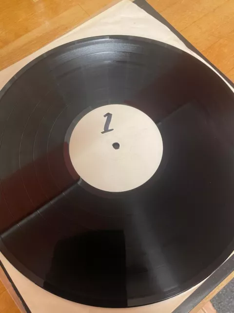 AC/DC : Back In Black. 1980 UK LP Test Pressing ? White Label. Atlantic Records