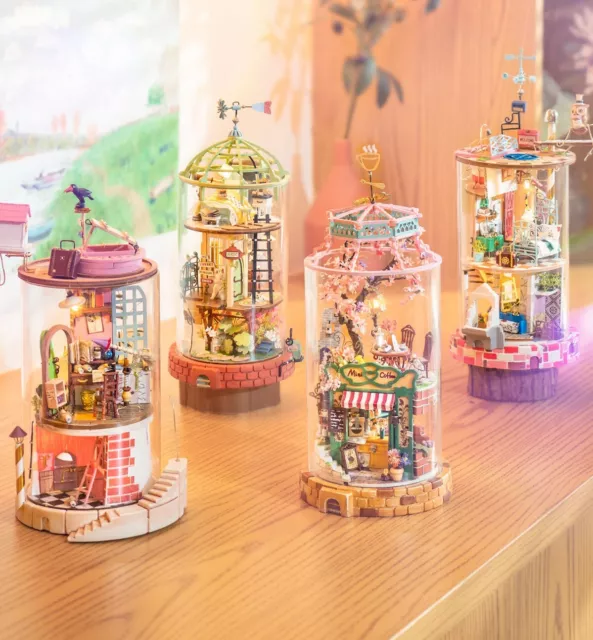 DIY Kit Bausatz für Miniatur Haus Mysteriöse Welt Puppenhaus Robotime Rolife